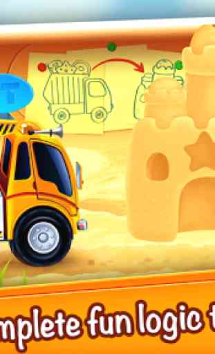 Cars in Sandbox (app 4 kids) 2