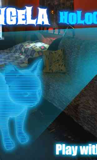Cat Angela Hologram 3D Kids 3