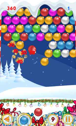 Christmas games Bubble Shooter 1