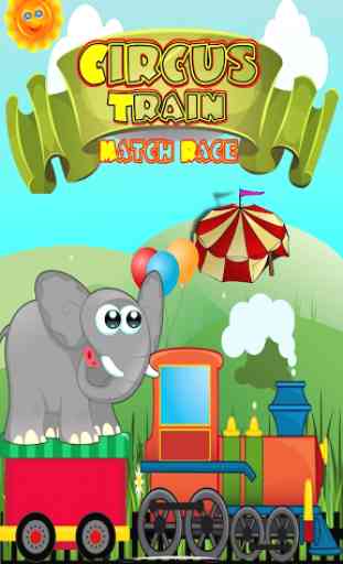 Circus Train Kids Match Game 3