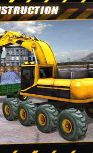 Concrete Excavator Tractor Sim 3