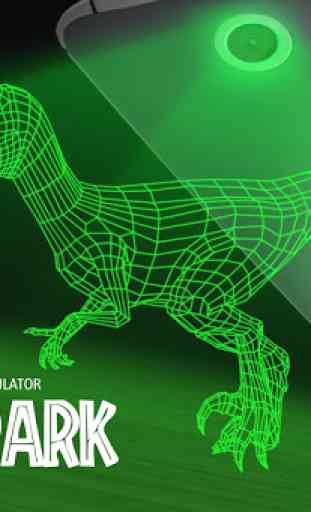 Dino park hologram laser 2