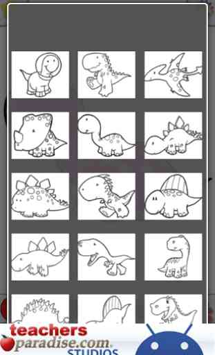 Dinosaurs Coloring Book 4
