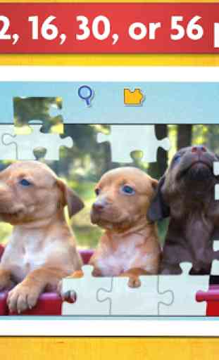 Dogs Jigsaw Puzzles Games Kids 3