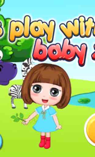 Dora Playtime with baby zebra 1