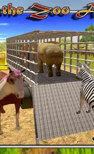 Farm Transport: Zoo Animals 4