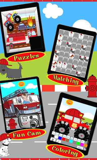 Fire Trucks Games For Kids 4