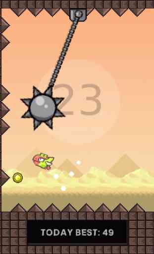 Flapping Cage: Avoid Spikes 3