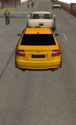 Free Crazy town taxi Parking 4