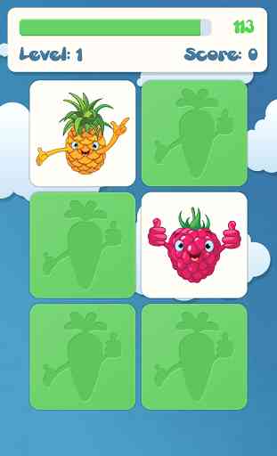 Fruits Memory Game For Kids 2
