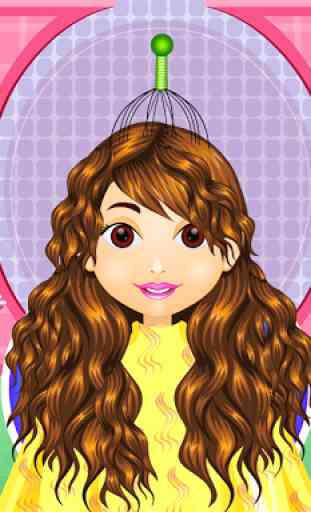 Hairdresser salon girls games 4