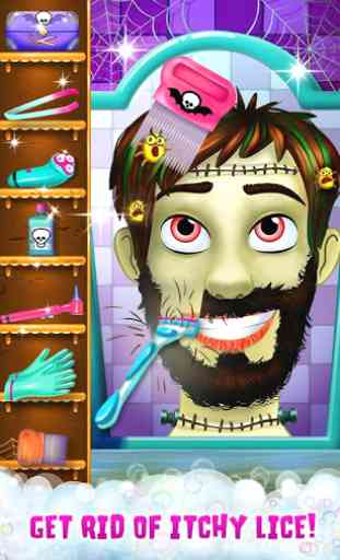 Hairy Face Salon Monster Shave 2