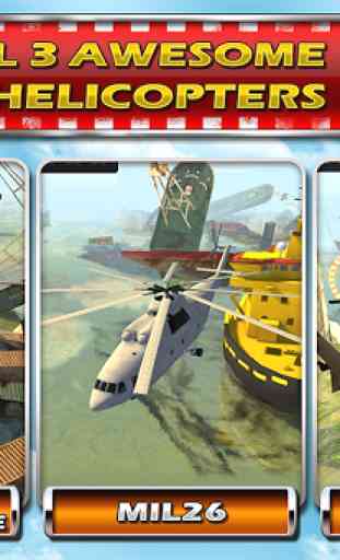 Helicopter 3D Rescue Parking 2