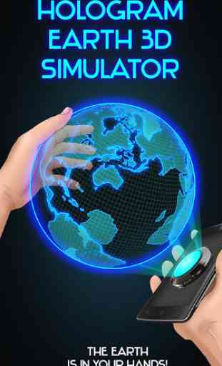 Hologram Earth 3D Simulator 1