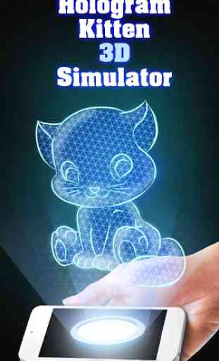 Hologram Kitten 3D Simulator 1