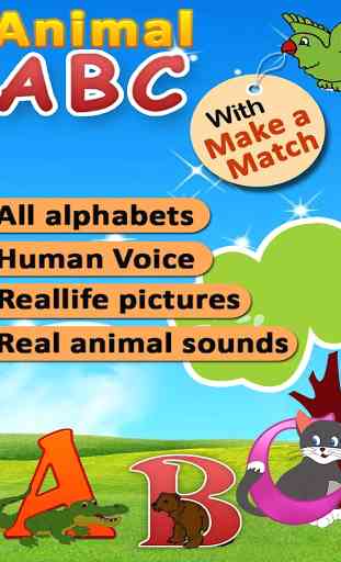 Kids Animal ABC Alphabet sound 1