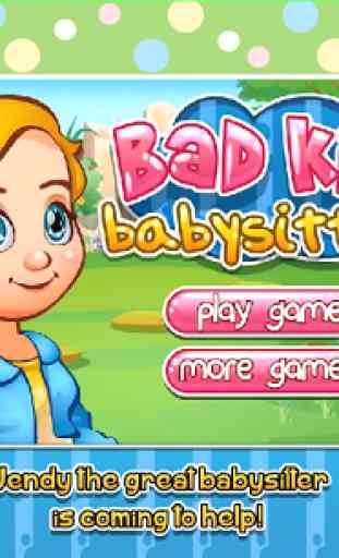 Kids Game: Bad Kid Babysitting 1