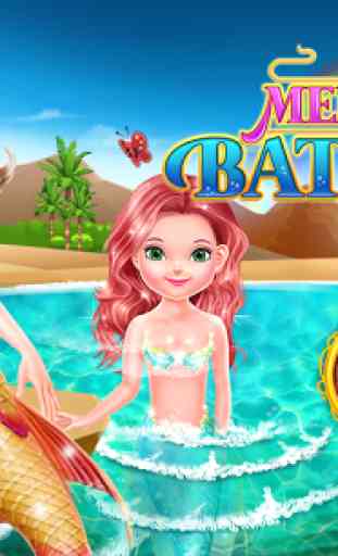 mermaid bathing girls games 1