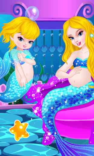 Mermaid Birth Baby Games 2