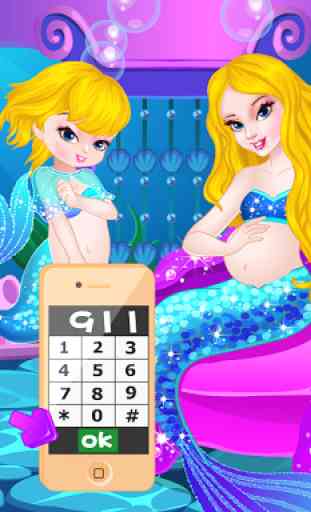 Mermaid Birth Baby Games 3