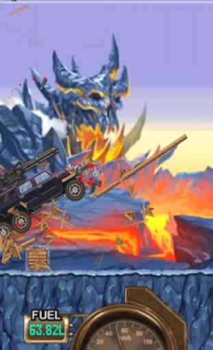 Monster Car Hill Racer 4