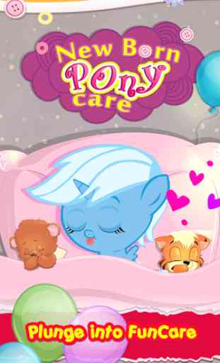 Newborn Pony Pet Care 1