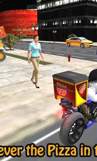 Pizza Delivery Bike Rider 3D 1