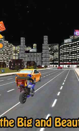 Pizza Delivery Bike Rider 3D 2