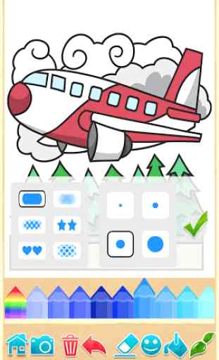 Planes: painting game for kids 3