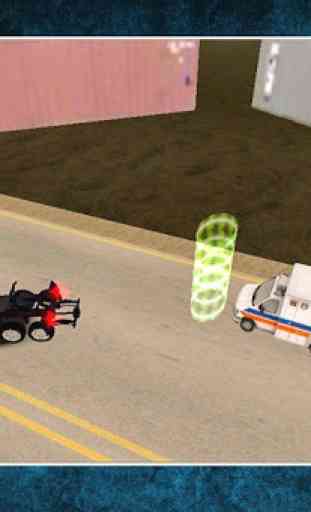 Police Car Tow Truck 3D 2