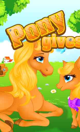 Pony Gives Birth Baby Games 1