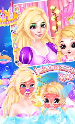 Princess And Baby makeup Spa 3