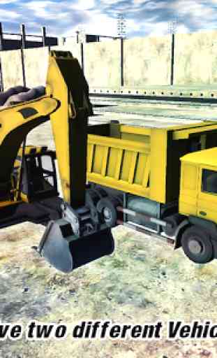 Sand Excavator Tractor 3D 2 1