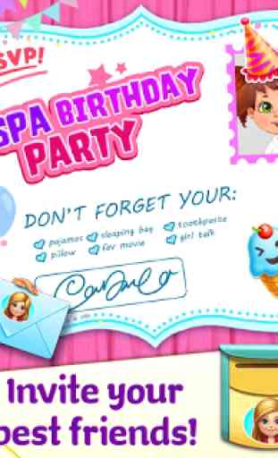 Spa Birthday Party 4