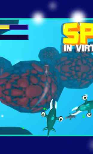 Spore in Virtual World 3D 3