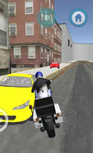 Stunt Police Motorbike 3D 3