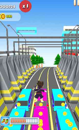 Subway Ninja Run:City Target 1