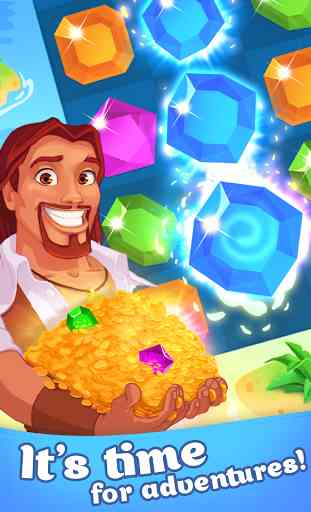 Treasure hunters –match-3 gems 3