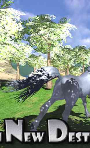 Unicorn Horse Mountain Sim 3D 3