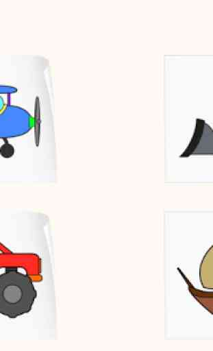 Vehicles and Cars Coloring Kid 1