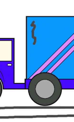 Vehicles and Cars Coloring Kid 2