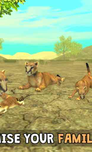 Wild Cougar Sim 3D 2