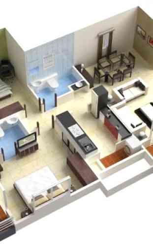 3D House Floor Plans 2