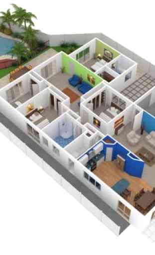 3D House Floor Plans 4