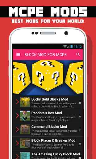 BLOCK MODS FOR MCPE 1
