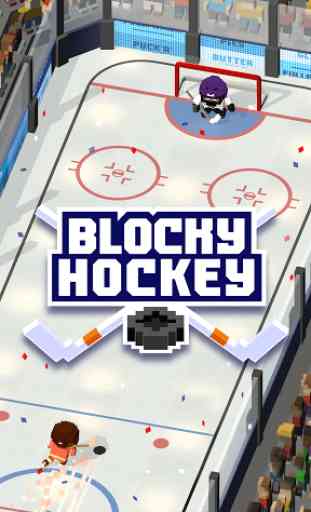 Blocky Hockey - Ice Runner 1