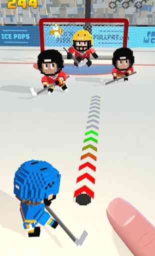 Blocky Hockey - Ice Runner 2