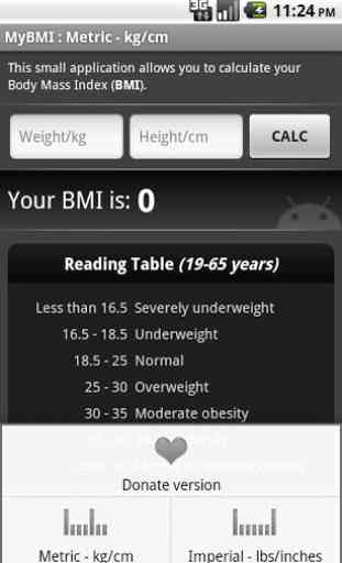 BMI Calculator (free) 2