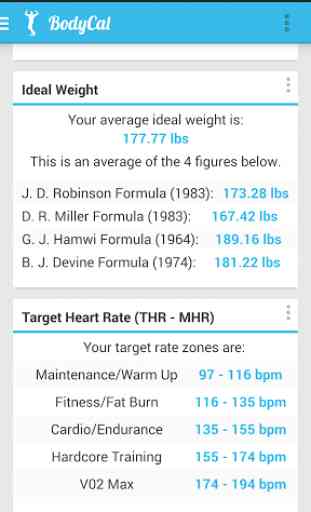 BodyCal (IIFYM, BMI, Body Fat) 4