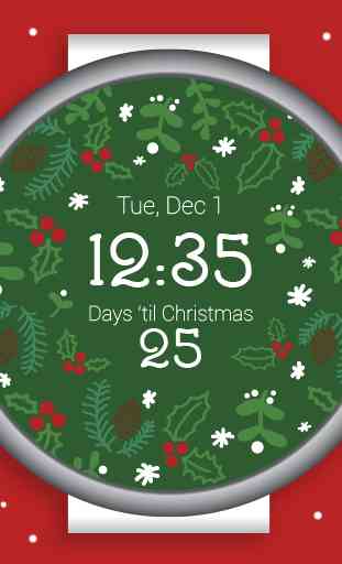 Christmas Countdown Watch Face 1